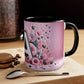 Blooming A: Floral Delight coffee mug, 11oz