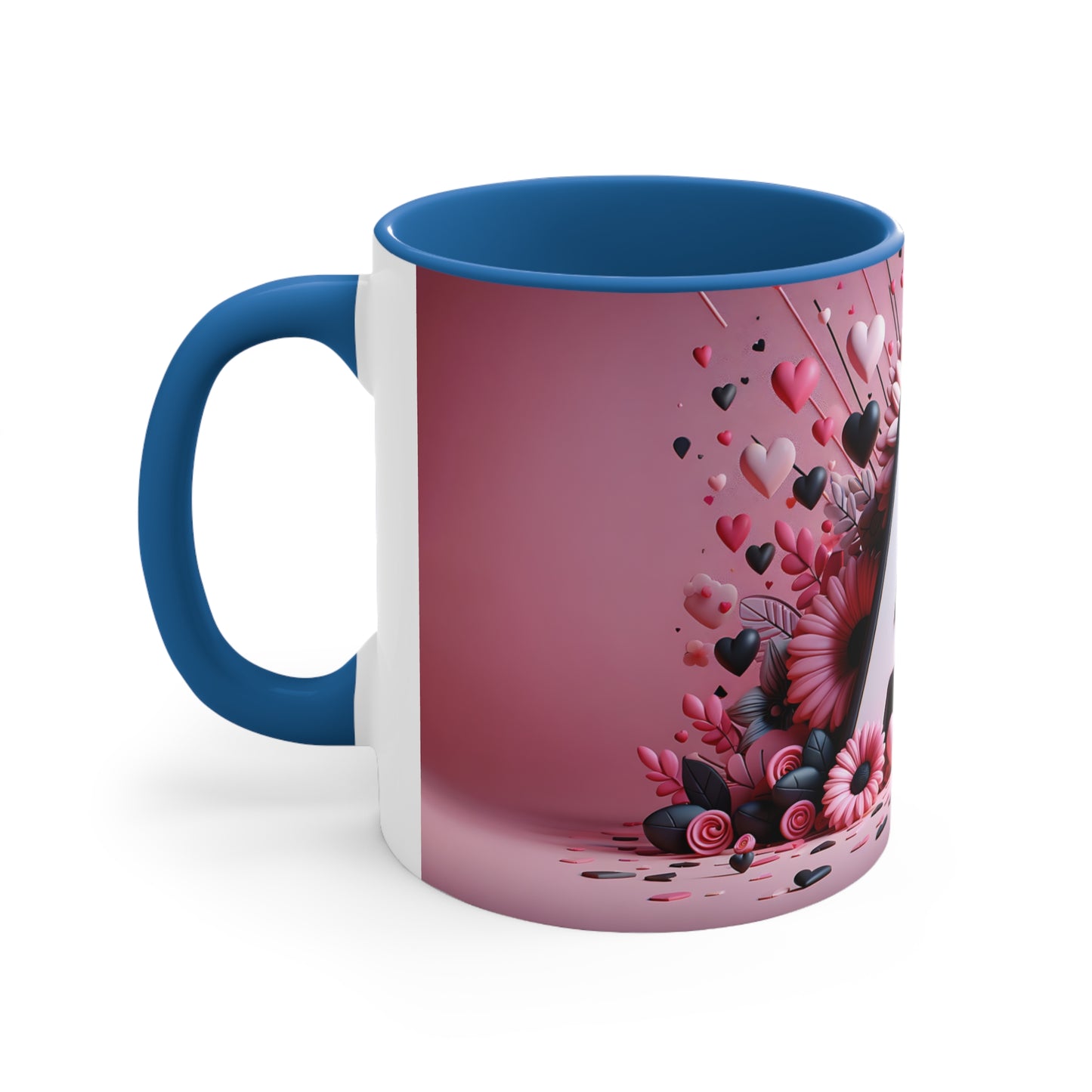 Blooming A: Floral Delight coffee mug, 11oz