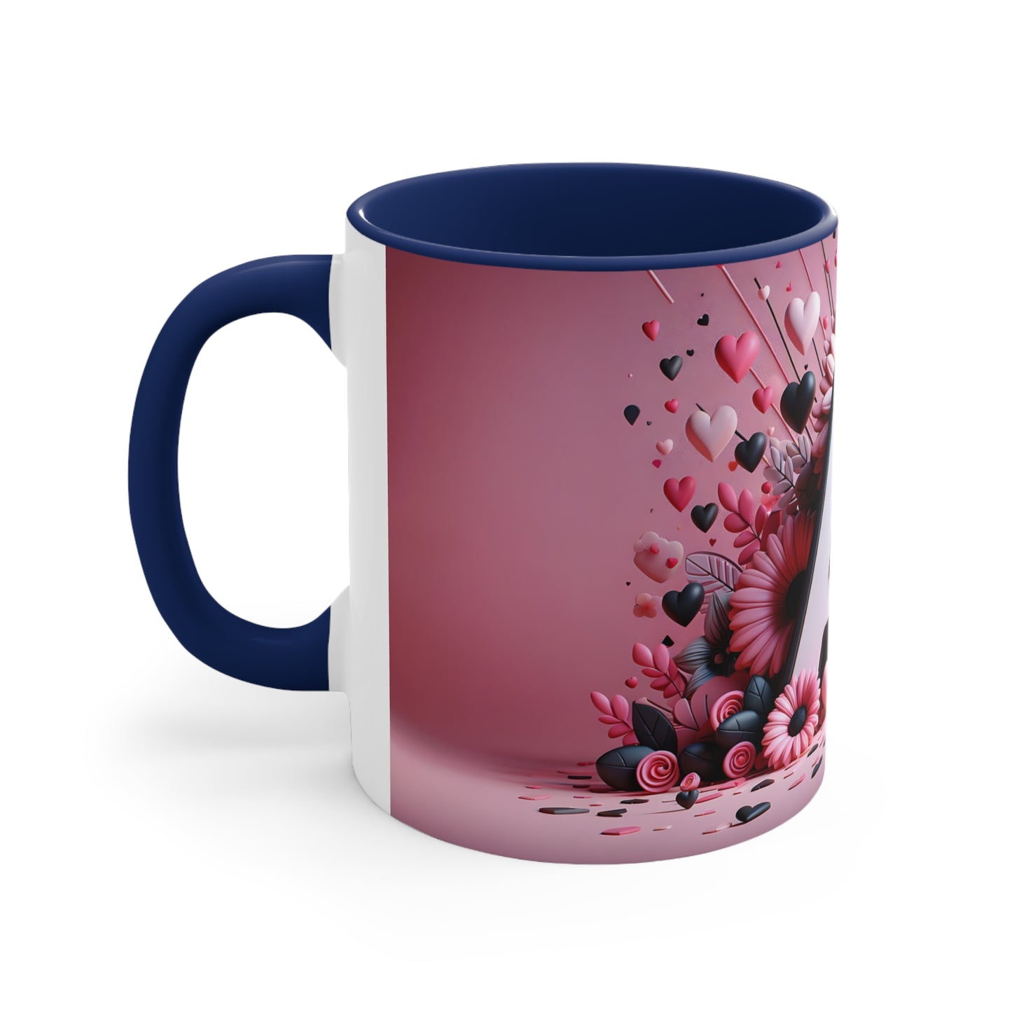 Blooming A: Floral Delight coffee mug, 11oz