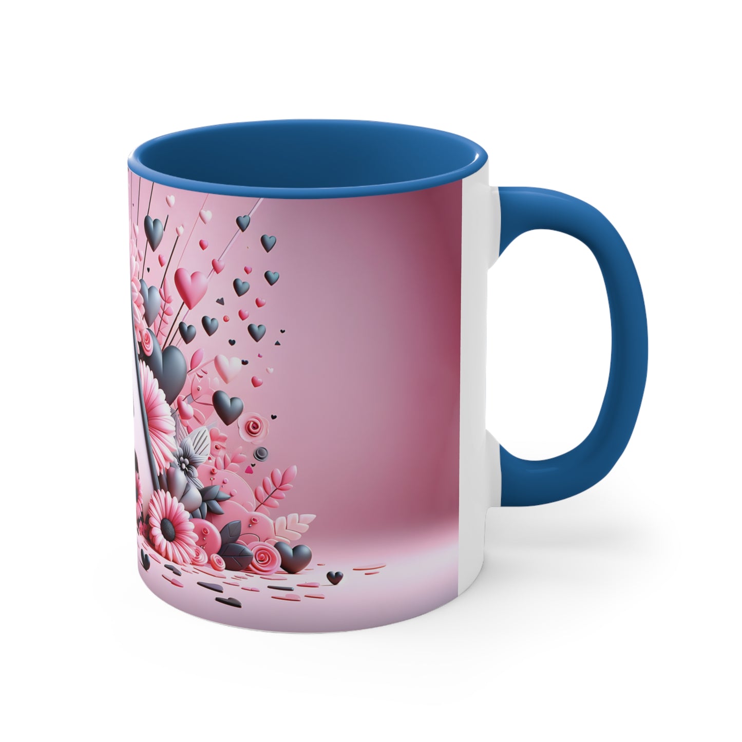 Blooming A: Floral Delight coffee mug, 11oz