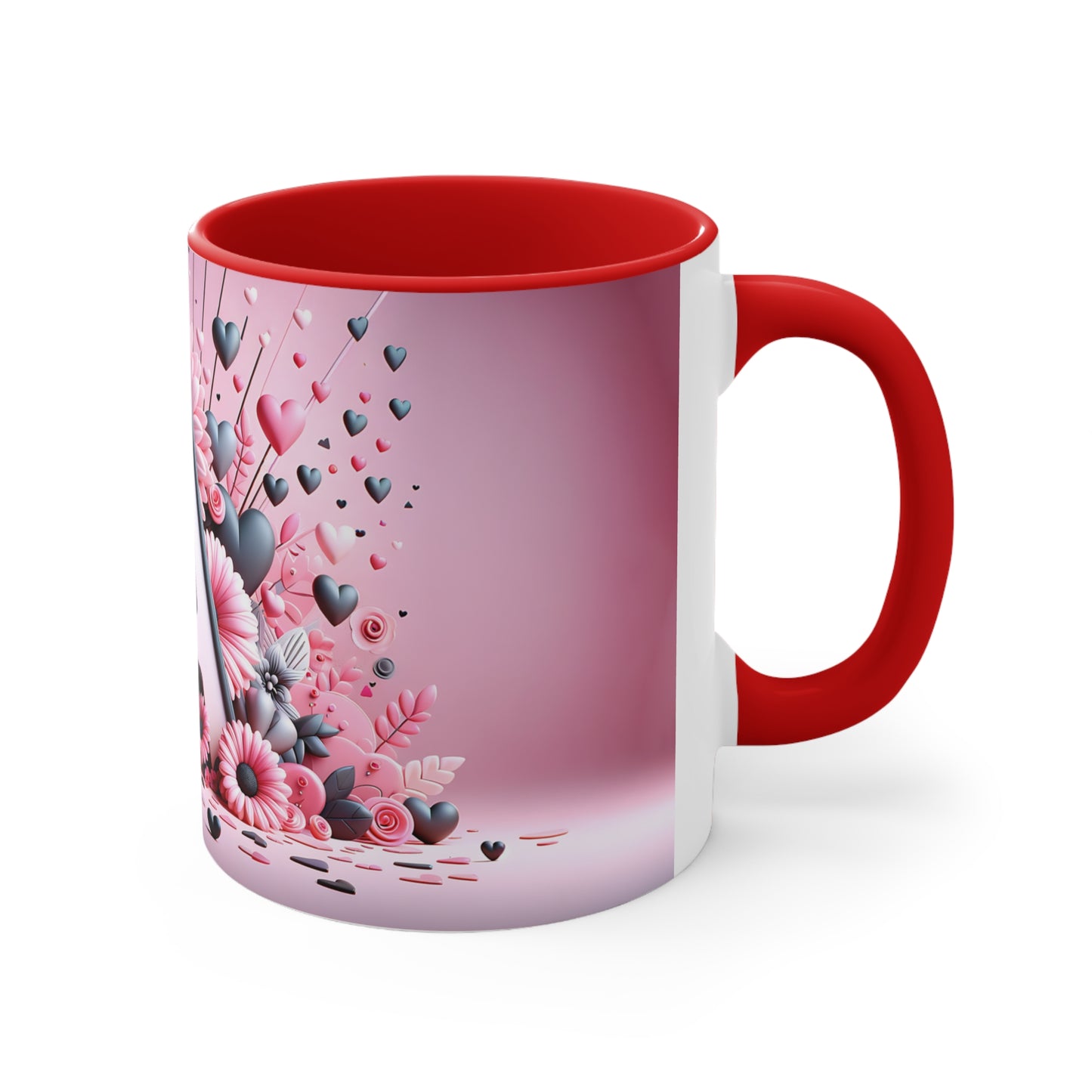 Blooming A: Floral Delight coffee mug, 11oz