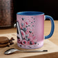 Blooming A: Floral Delight coffee mug, 11oz