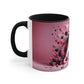 Blooming A: Floral Delight coffee mug, 11oz