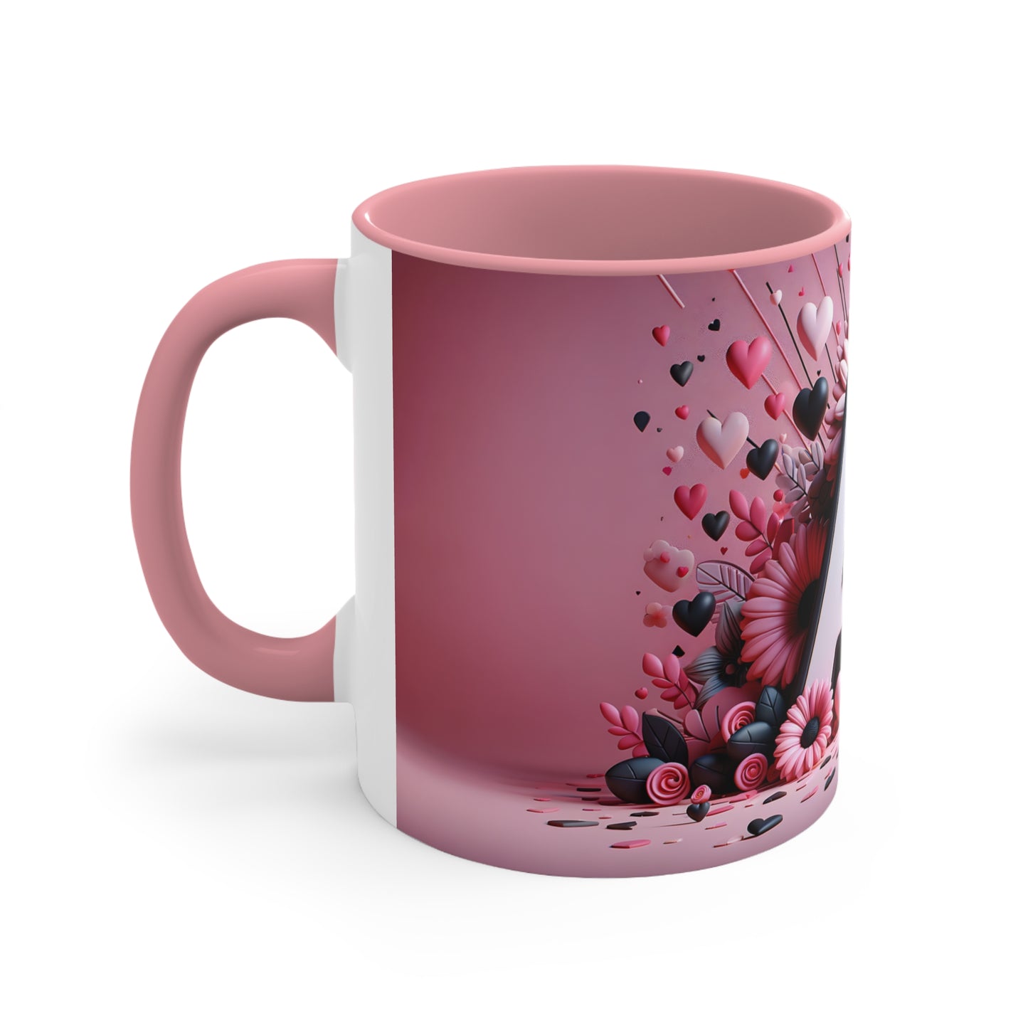 Blooming A: Floral Delight coffee mug, 11oz