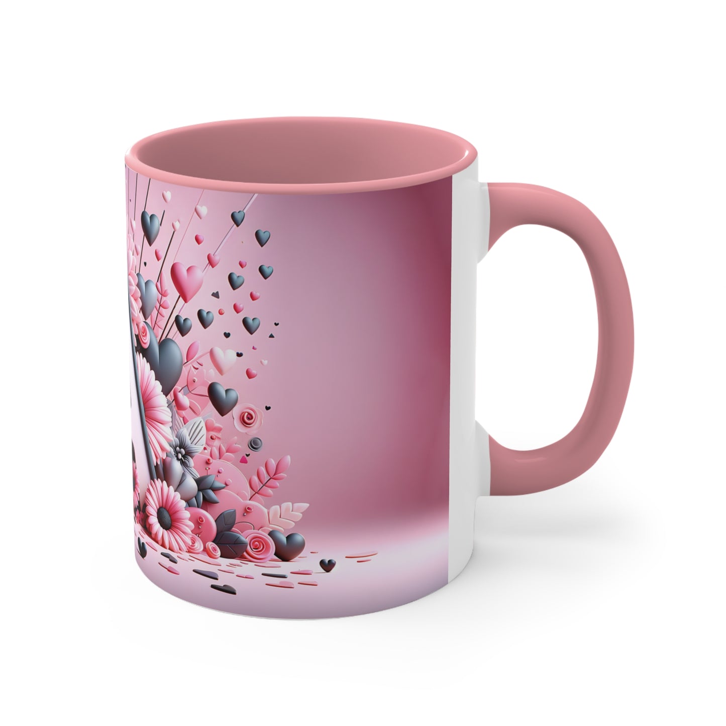 Blooming A: Floral Delight coffee mug, 11oz