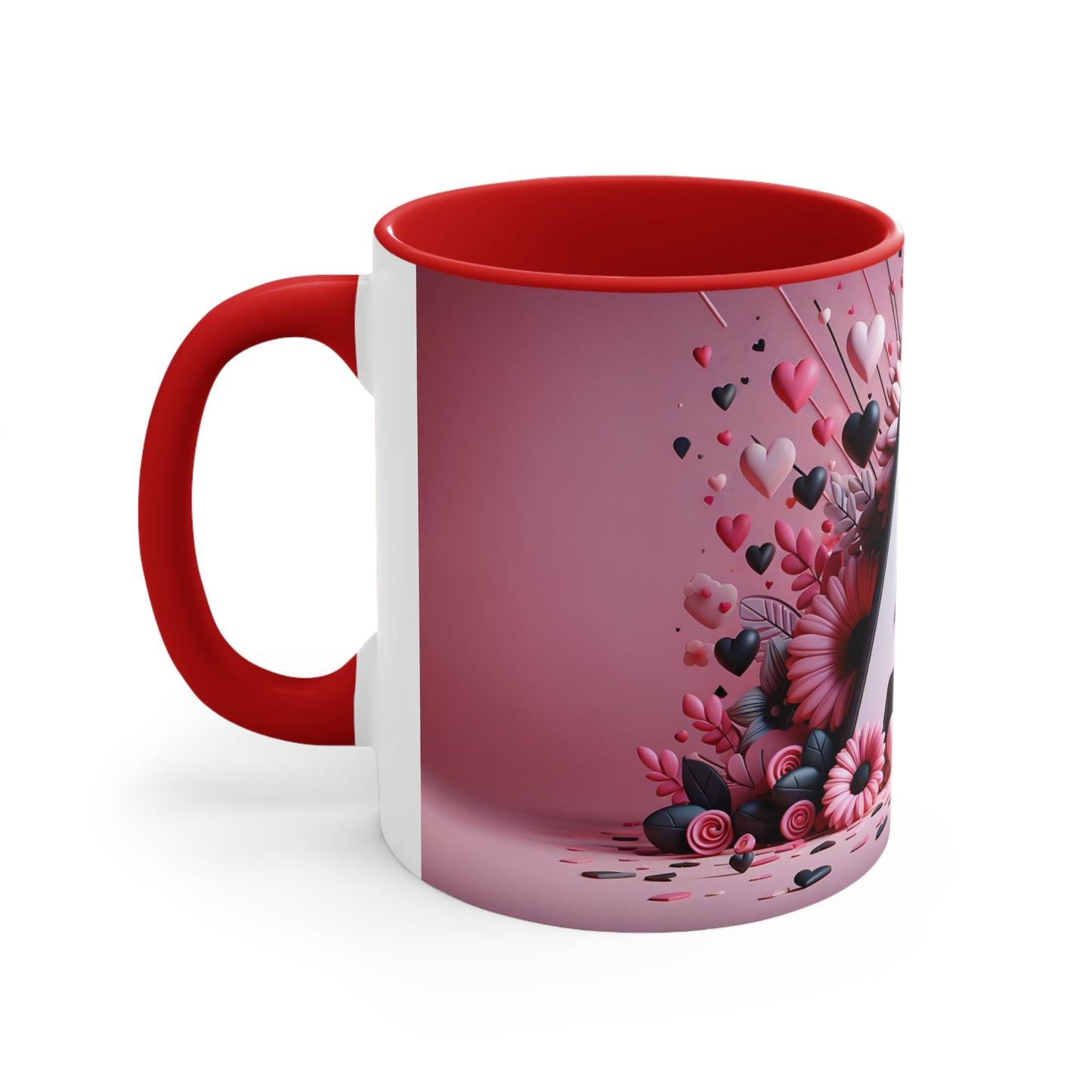 Blooming A: Floral Delight coffee mug, 11oz