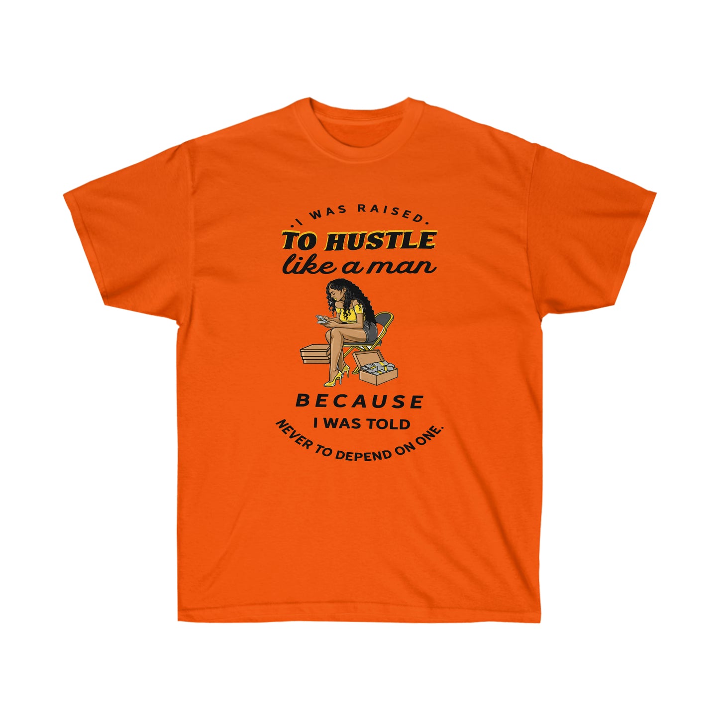 Hustle like a man Unisex Ultra Cotton Tee