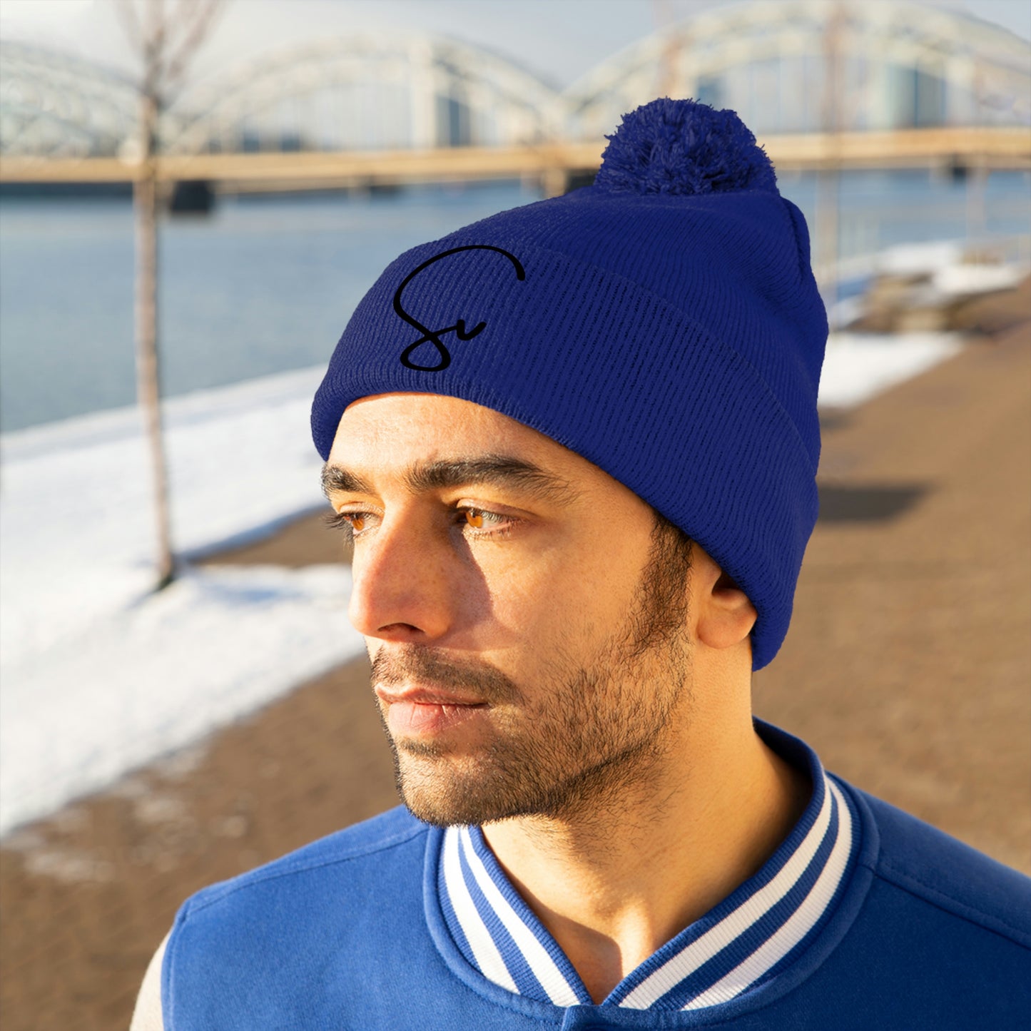 Syvenville Pom Pom Beanie