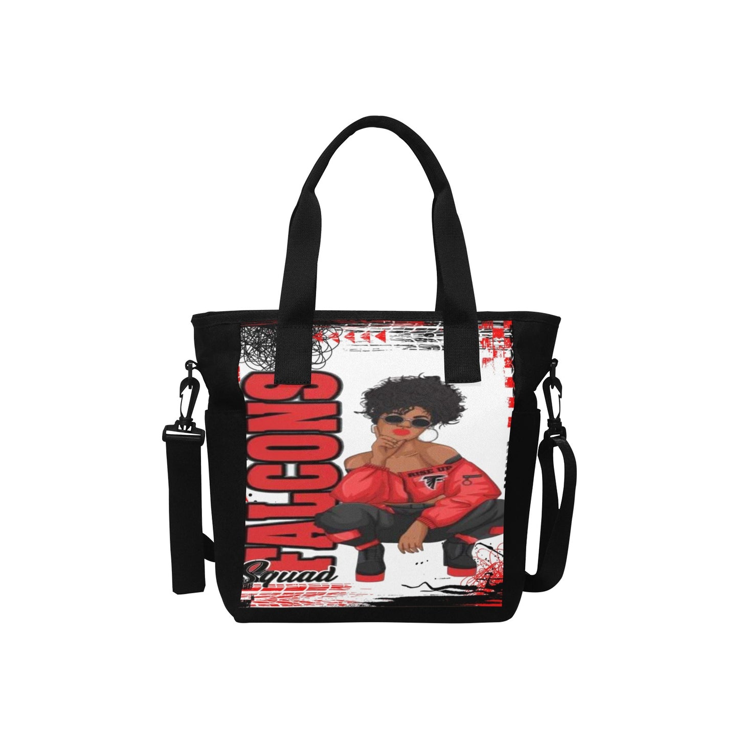 Falcon Squad Tote Bag with Shoulder Strap