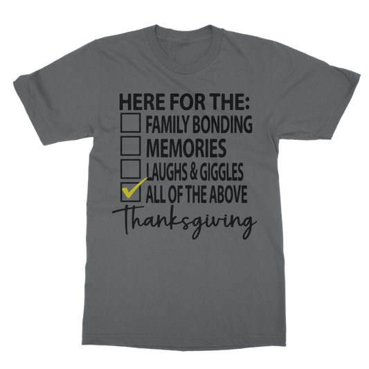 THANKSGIVING Classic Heavy Cotton Adult T-Shirt