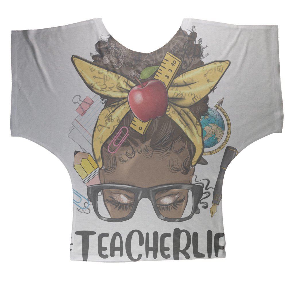 TEACHER LIFE Sublimation Batwing Top