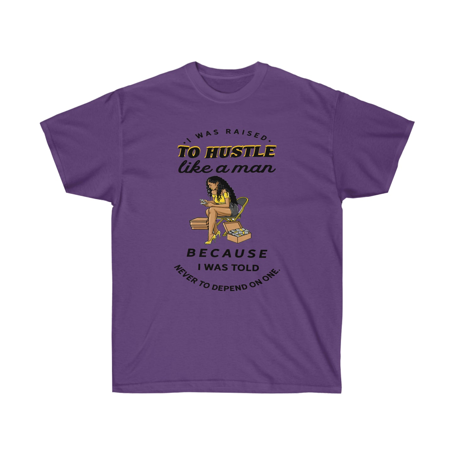 Hustle like a man Unisex Ultra Cotton Tee