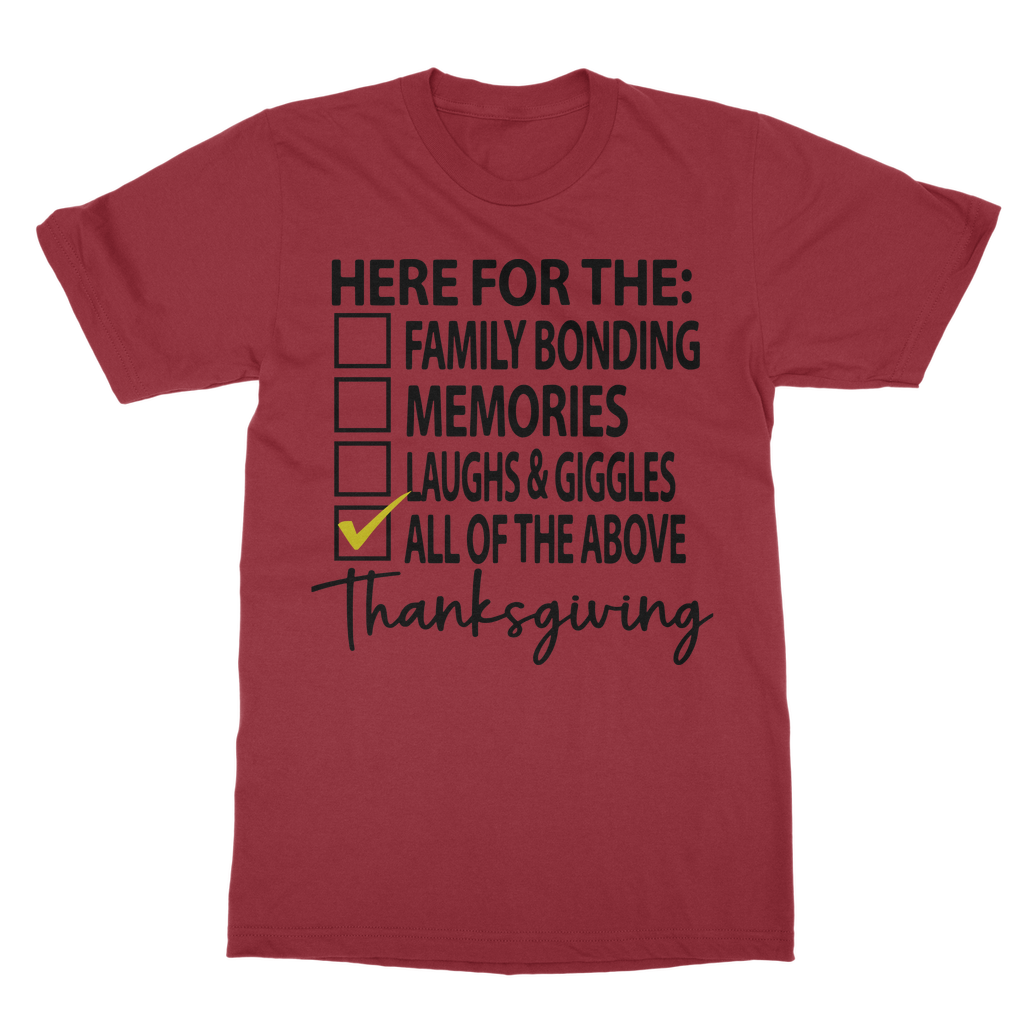 THANKSGIVING Classic Heavy Cotton Adult T-Shirt