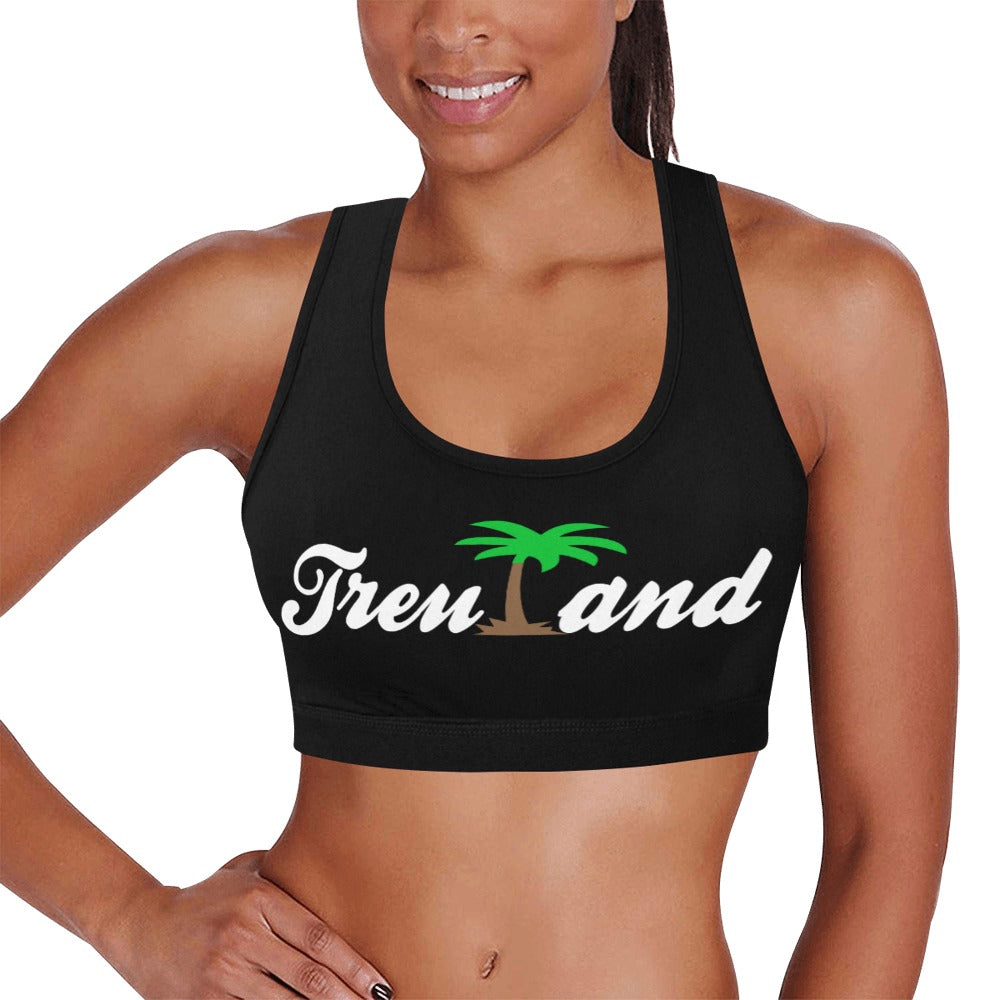 TRUELAND Women's All Over Print Sports Bra (Model T52)