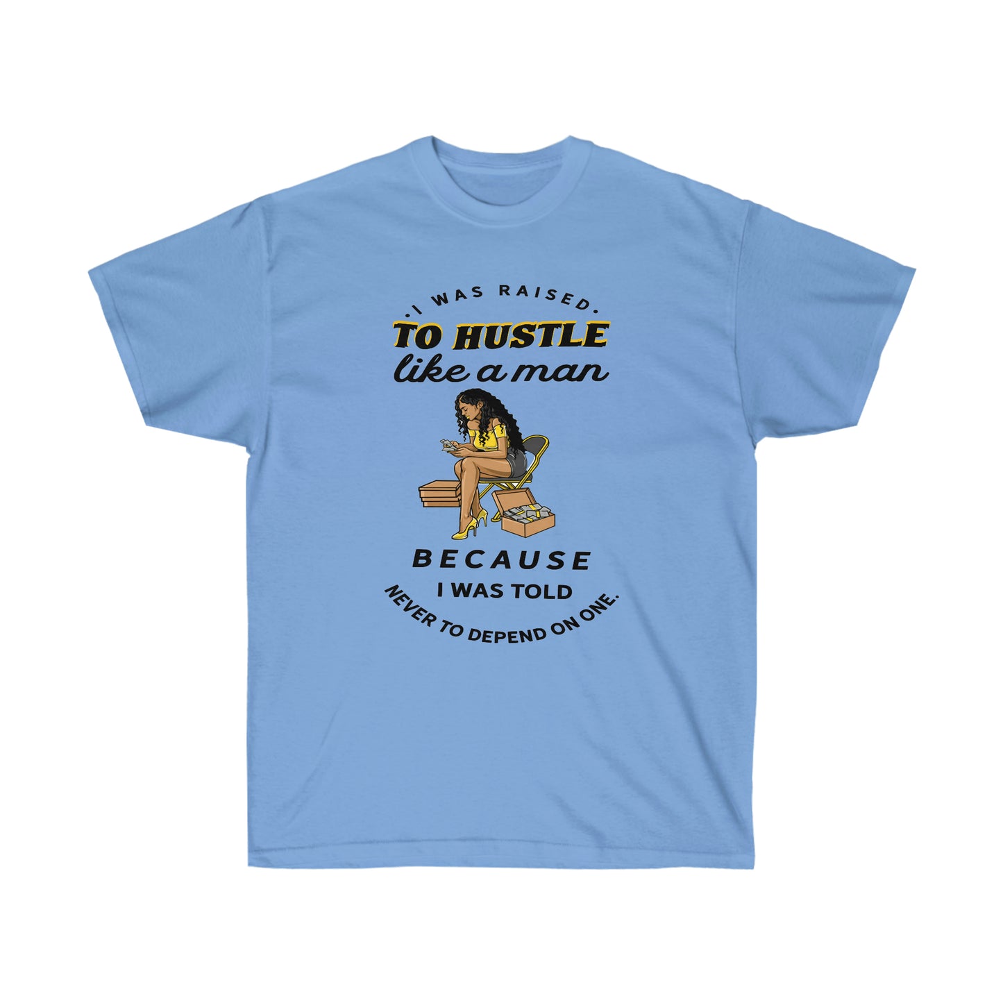 Hustle like a man Unisex Ultra Cotton Tee