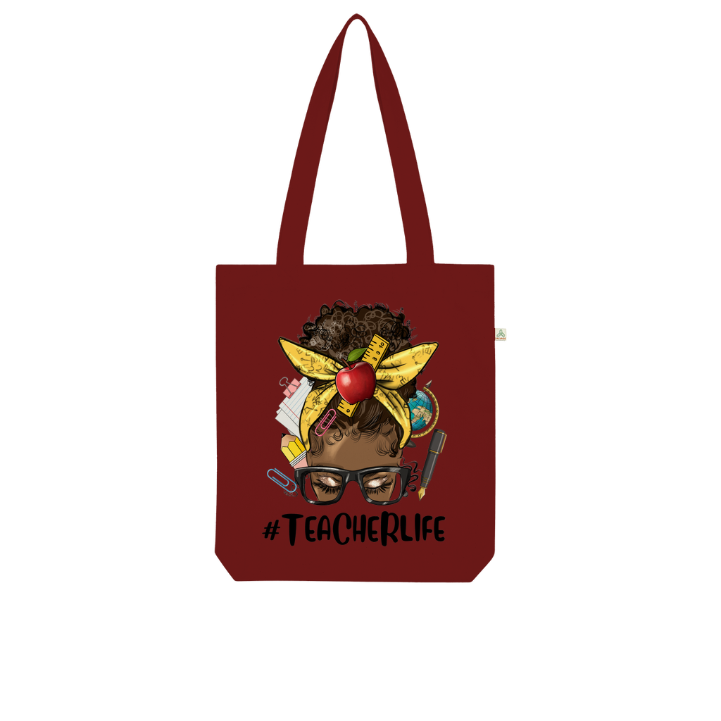 TEACHER LIFE Organic Tote Bag