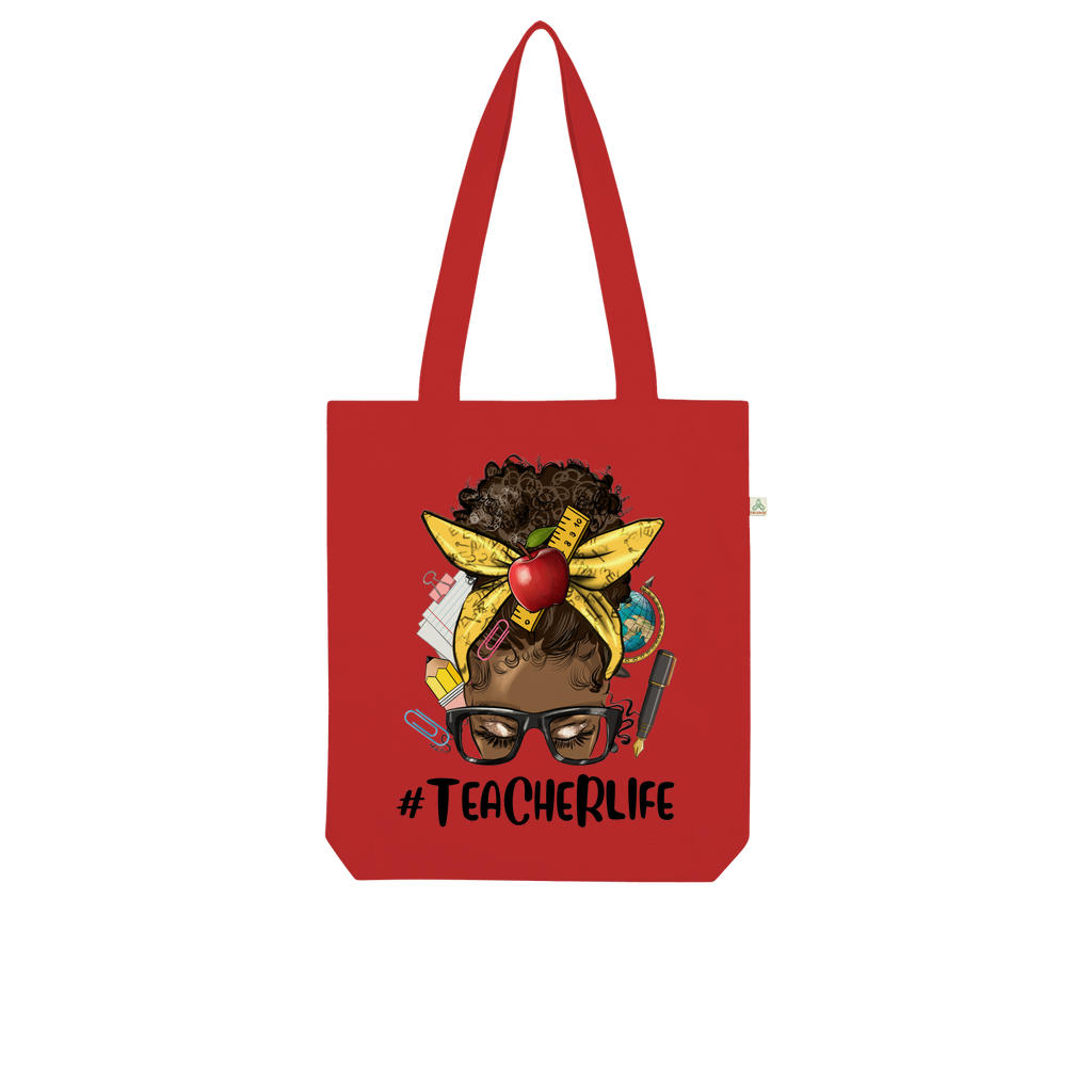 TEACHER LIFE Organic Tote Bag