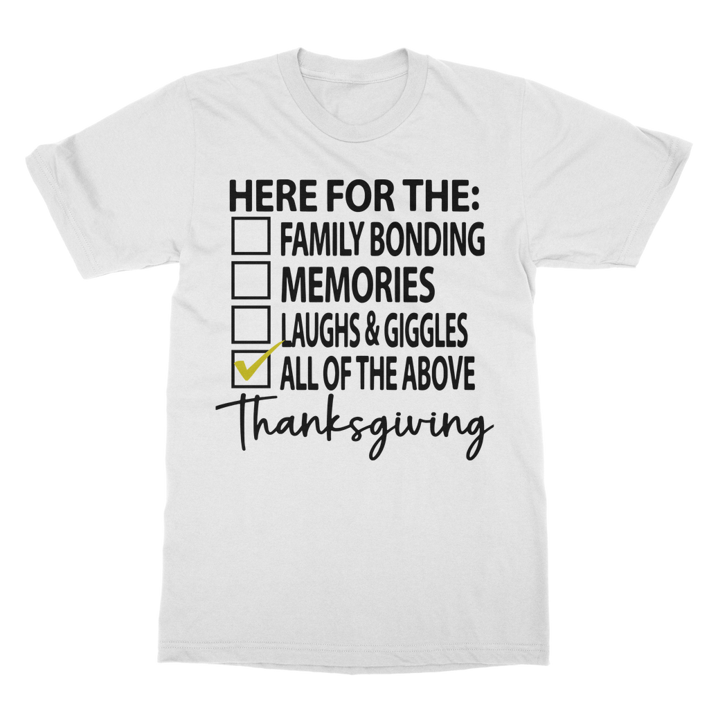 THANKSGIVING Classic Heavy Cotton Adult T-Shirt