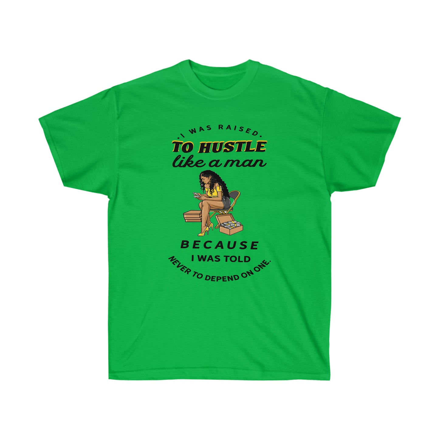 Hustle like a man Unisex Ultra Cotton Tee