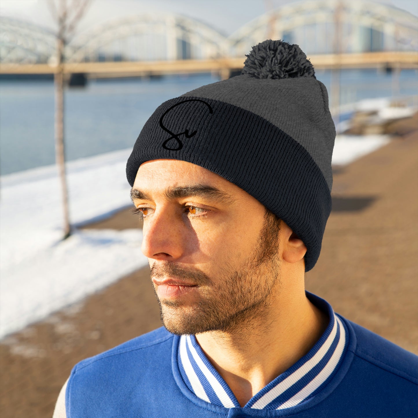 Syvenville Pom Pom Beanie