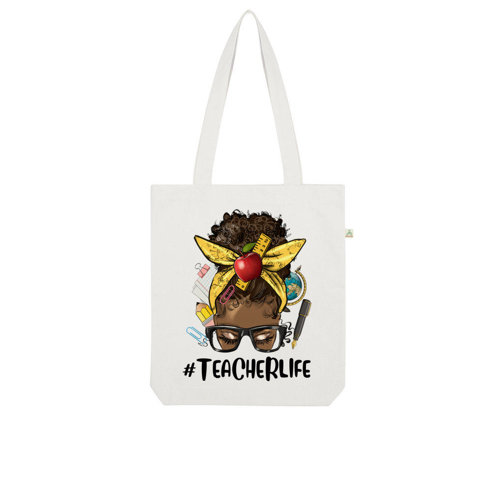 TEACHER LIFE Organic Tote Bag