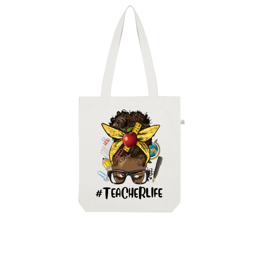 TEACHER LIFE Organic Tote Bag