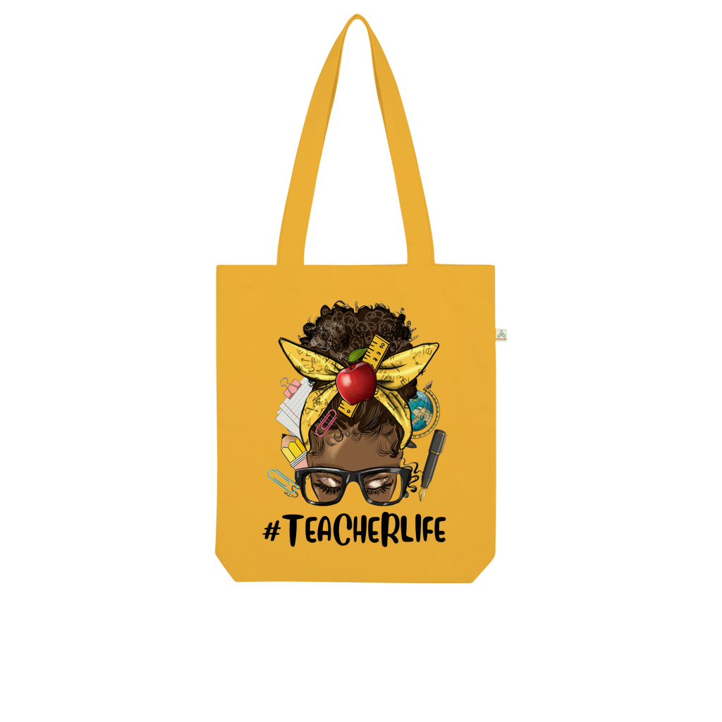 TEACHER LIFE Organic Tote Bag