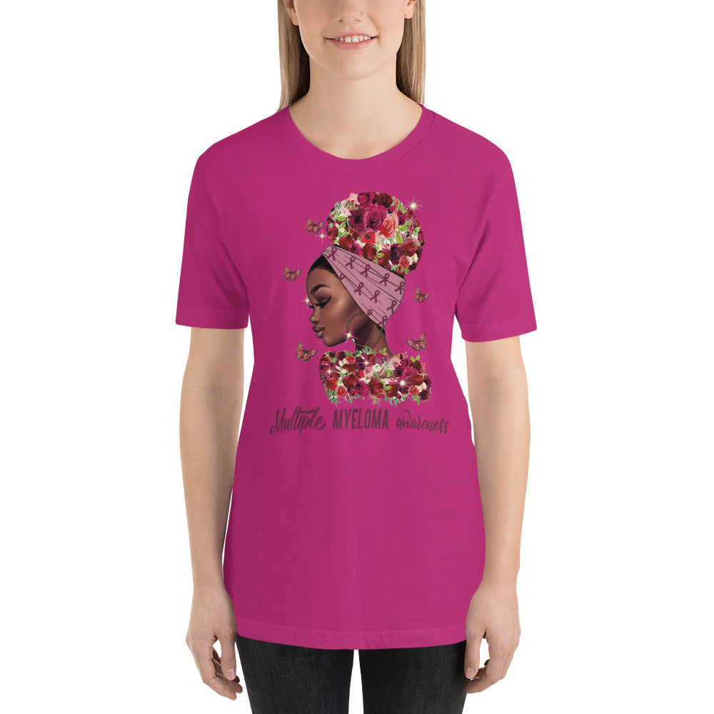 Myeloma Cancer Awareness Short-Sleeve Unisex T-Shirt