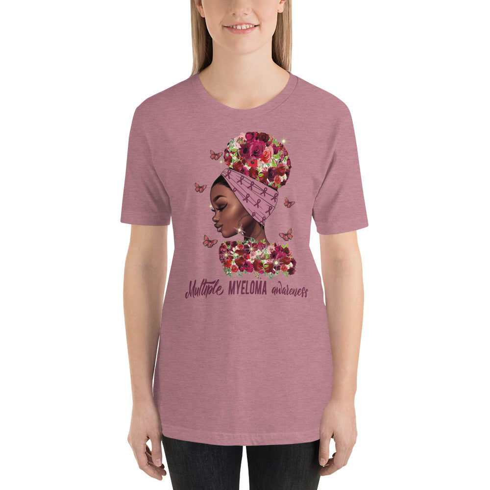 Myeloma Cancer Awareness Short-Sleeve Unisex T-Shirt