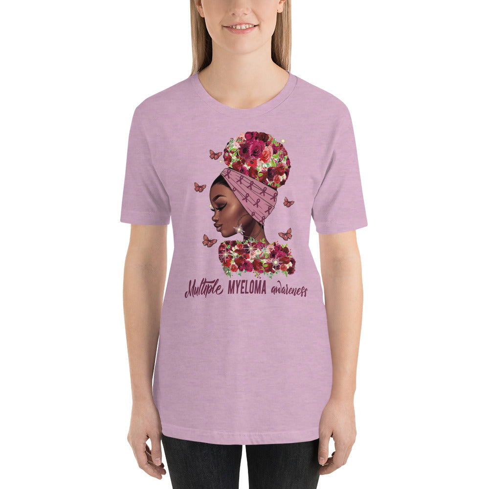 Myeloma Cancer Awareness Short-Sleeve Unisex T-Shirt