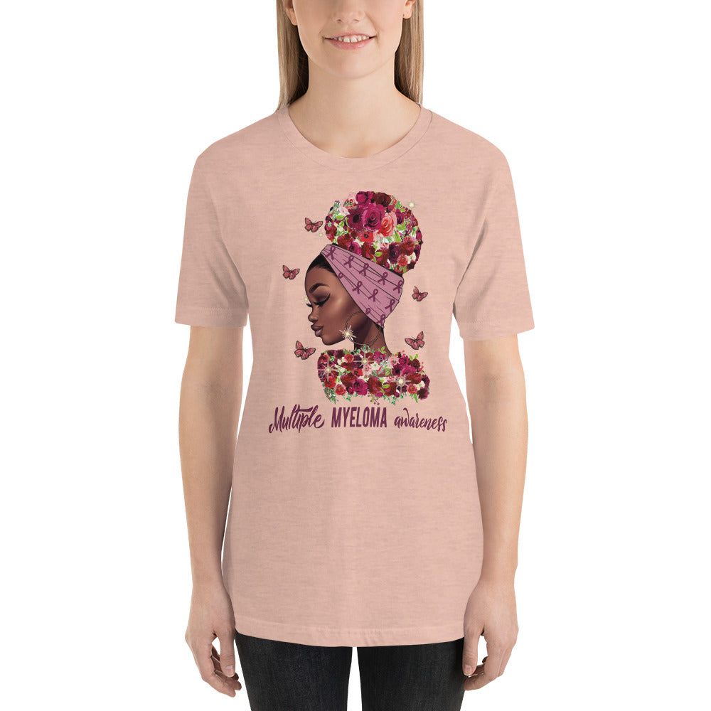 Myeloma Cancer Awareness Short-Sleeve Unisex T-Shirt