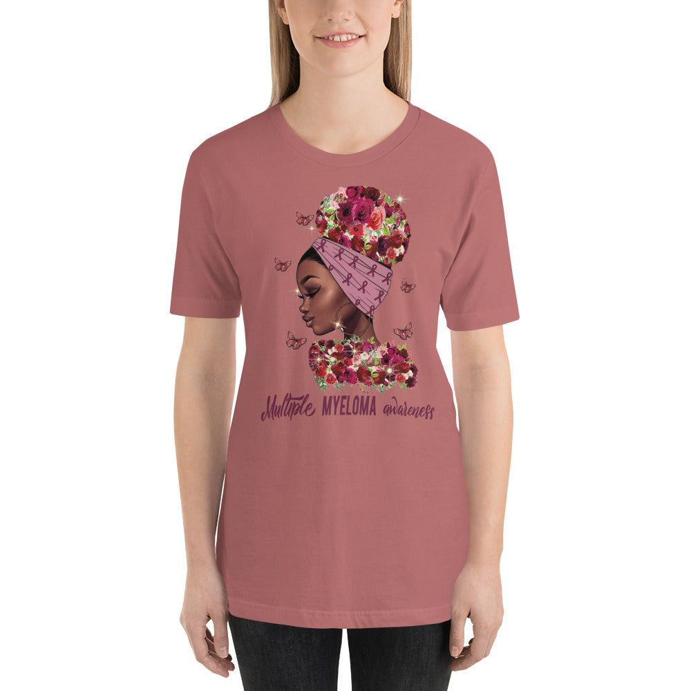 Myeloma Cancer Awareness Short-Sleeve Unisex T-Shirt