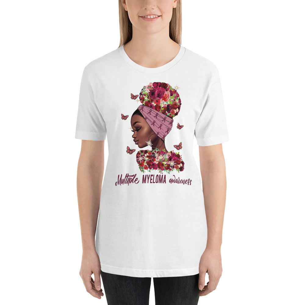 Myeloma Cancer Awareness Short-Sleeve Unisex T-Shirt