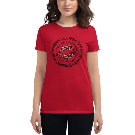 Women's Valentine's Day short sleeve t-shirt